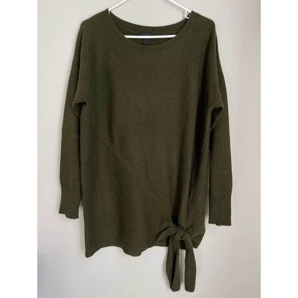 J. Crew Green Bow Wool Sweater (Size M)